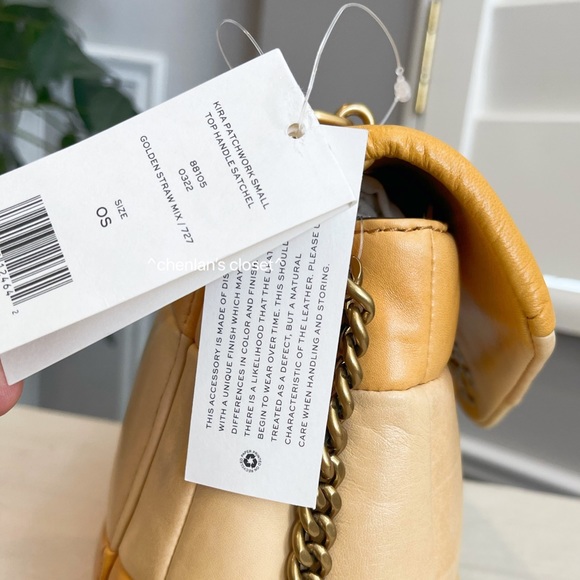 🔥NeW! $749 Tory Burch Kira Patchwork Satchel - Picture 15 of 17